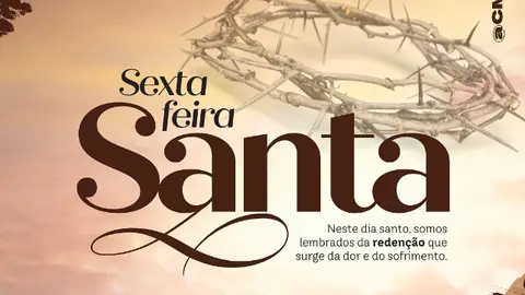 Câmara Municipal de Congo/PB homenageia Sexta-Feira Santa com mensagem de reflexão sobre redenção e esperança.