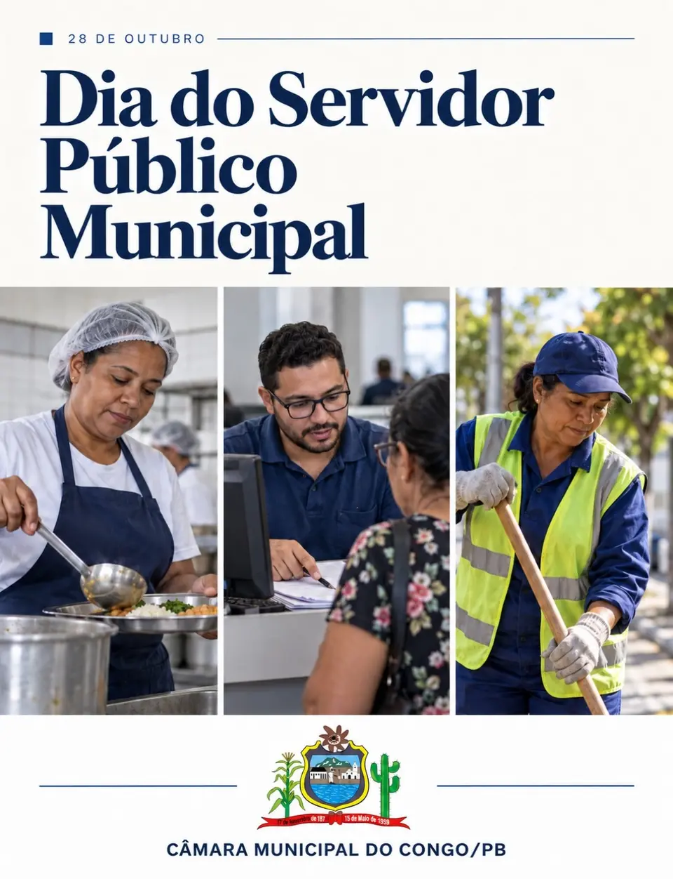 Câmara do Congo publica mensagem pelo Dia do Servidor Público Municipal