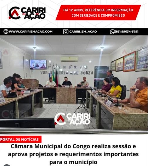 Aprovação de Projetos e Requerimentos Importantes para o Município